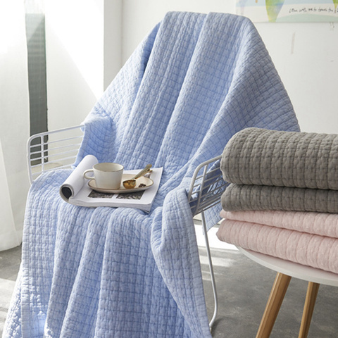 Home Decor Blanket Cozy Classic Waffle Weave Blanket