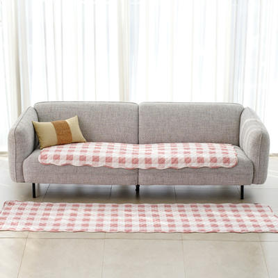 Polyester Mat & Sofa Cushion cover Microfiber & dot Bottom