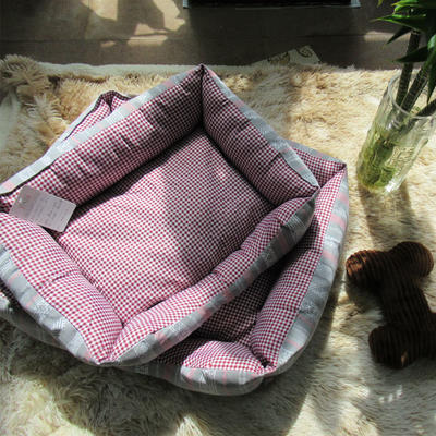 Non-fluffy Printed Comfy Dog Bed Filling with PP cotton
